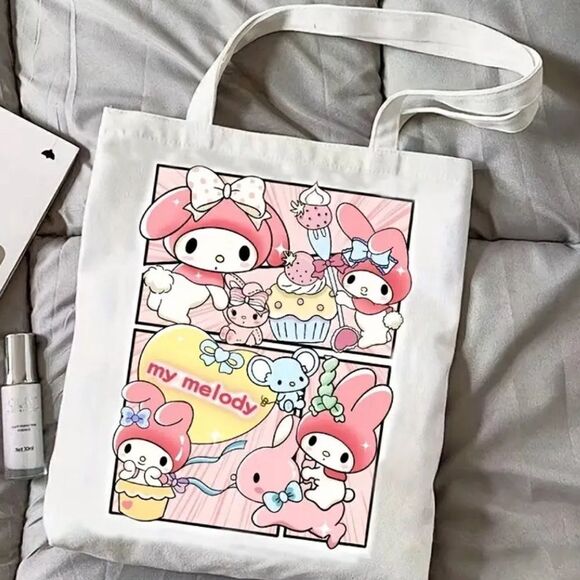 My Melody Canvas Tote Bag - Picture 1 of 5